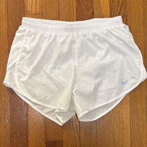 Nike Women's Dri-Fit Athletic Shorts in White size Small